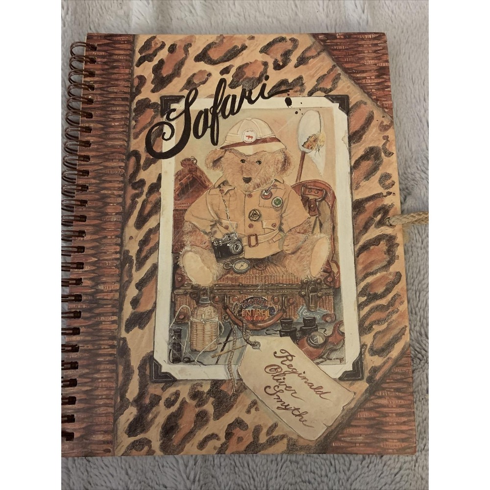 Steiff Safari Reginald Traveling Bear Journal Book 1995